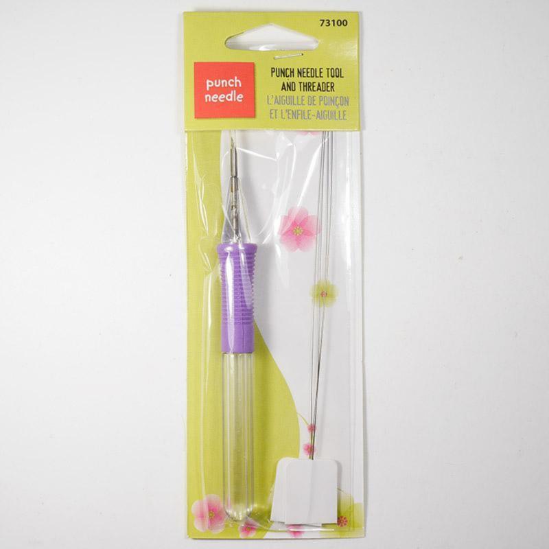 PUNCH NEEDLE TOOL AND THREADER, size 6,5 x 2,5 (16 cm x 6,35 cm),  DIMENSIONS (73100) – Leo Hobby