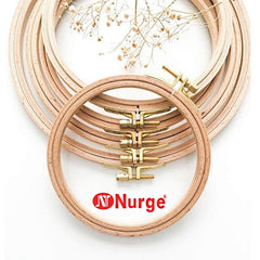 <tc>Nurge</tc> Aros de bordado | Suportes para bordados | Conjuntos de agulhas perfurantes