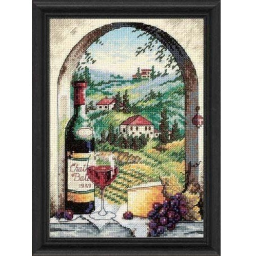 DREAMING OF TUSCANY, Counted Cross Stitch Kit, 18 count, ιβουάρ Aida, ΔΙΑΣΤΑΣΕΙΣ (06972)