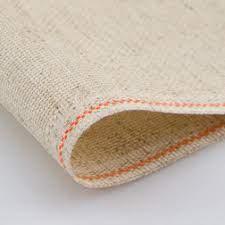 Zweigart Precut Rustico-Aida color 54 Oatmeal Rustico Fabric Cut 48 x 53 cm (19" x 21"), 6,4 Stitches / cm - 16 ct. (3321/54)
