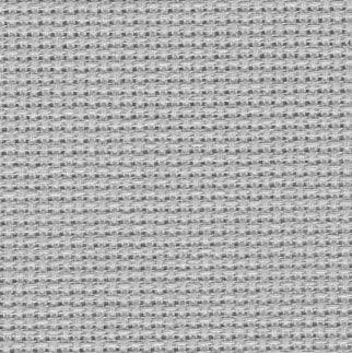 Zweigart Precut Fein-Aida color 705 Light Grey Fabric Cut 48 x 53 cm (19" x 21") 100% Cotton, 18 ct. (3793/705)