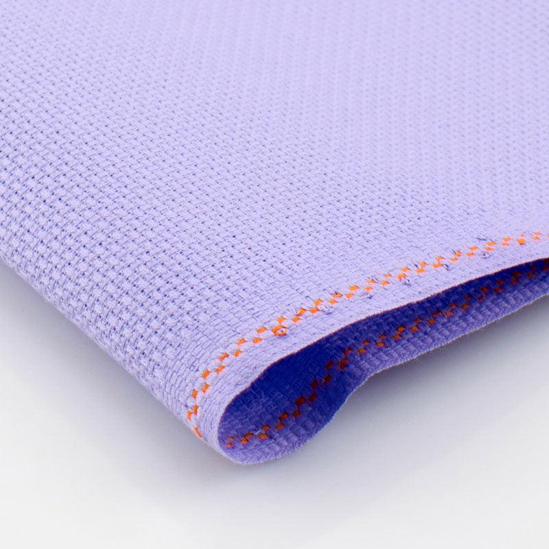 Zweigart Precut Stern-Aida 14 count color 5120 Lavender, Fabric Cut 48 x 53 cm (19" x 21") 100% Cotton,  5,4 / cm - 14 ct (3706/5120)