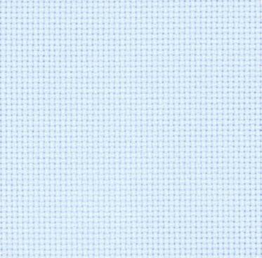Zweigart Precortado Stern-Aida 14 hilos color 5130 Azul más pálido, Corte de tela 48 x 53 cm (19" x 21") 100% algodón, 14 ct (3706/5130)