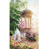 MAGICAL MORNING, Counted Cross-Stitch Kit, 14 count Aida, size 26,5 x 44 cm, Charivna mit | Momentos Magicos (M-386)
