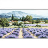 MOUNTAIN LAVENDER, Counted Cross Stitch Kit, 14 count Aida, size 42,5 x 26 cm, Charivna mit | Momentos Magicos (M-416)