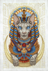 LEGENDS OF EGYPT, Counted Cross Stitch Kit, 14 count Aida, MOMENTOS MAGICOS (M-422) - Leo Hobby