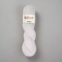 Hilo grueso Circulo InLove: hilo para bebé 100 % algodón brasileño para tejer a crochet y a punto, 1 madeja (125 m/100 g)