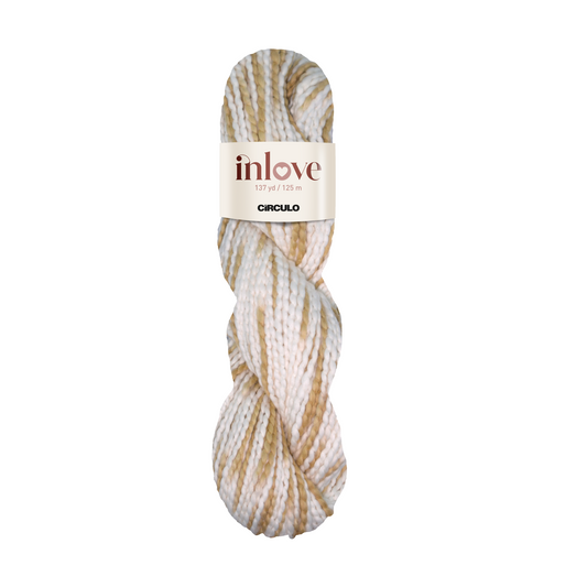 Circulo INLOVE 100% Cotton fiber 125m - 100g, Color Sand (430927-9900)