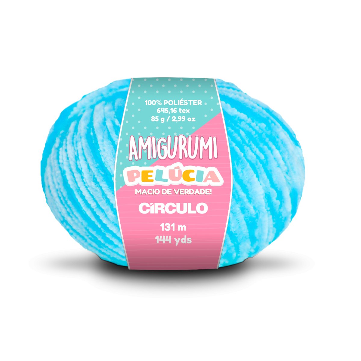 Circulo Amigurumi Pelucia Yarn, featuring a velvet touch.