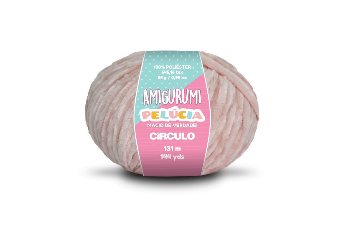 Circulo AMIGURUMI PELUCIA Garn aus 100 % Polyester, 131 m – 85 g, Farbe Macadamia (400777-3148)