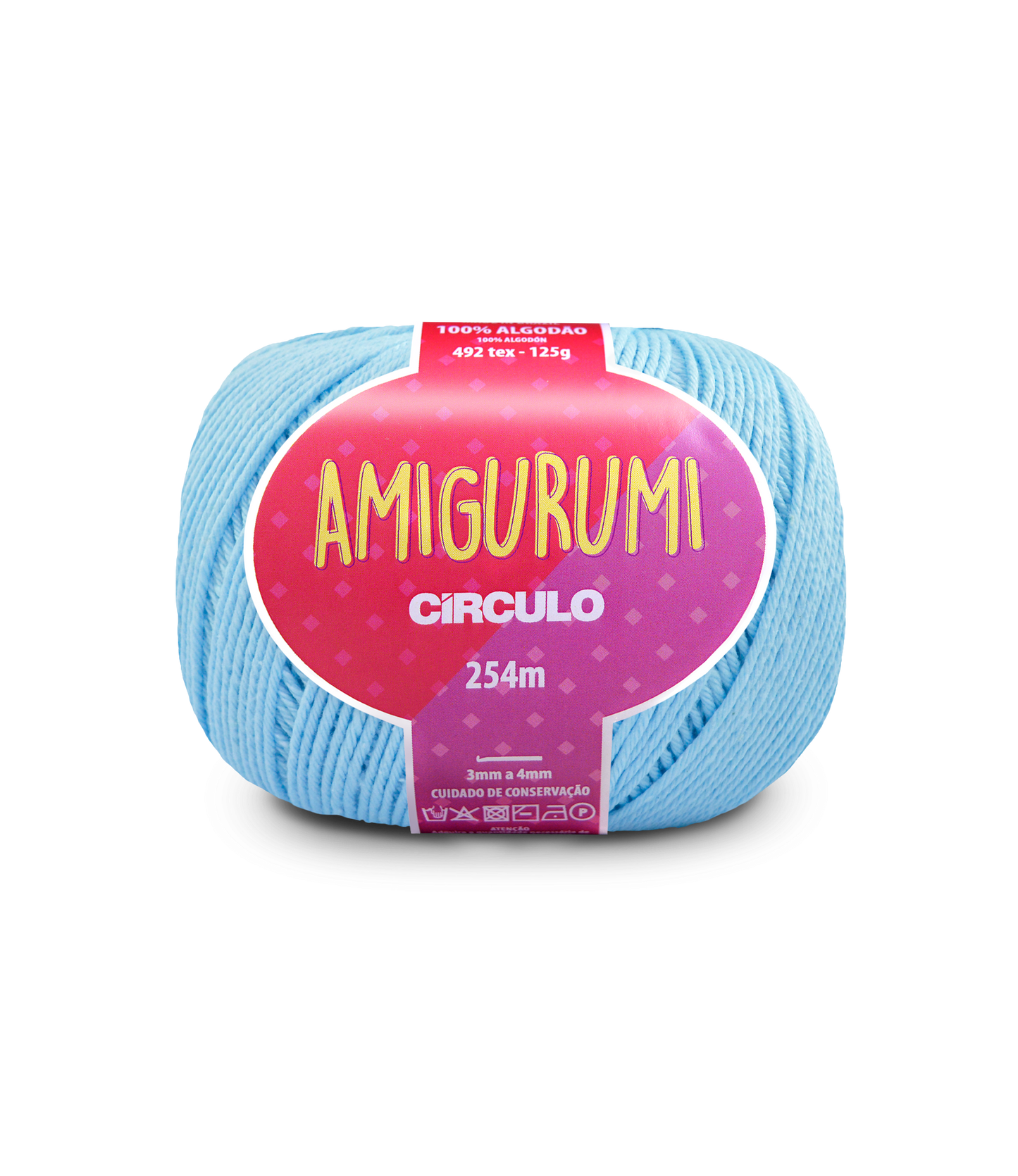 Circulo AMIGURUMI (EXP) 100% Cotton Yarn Candy Blue Color (363162-2012)
