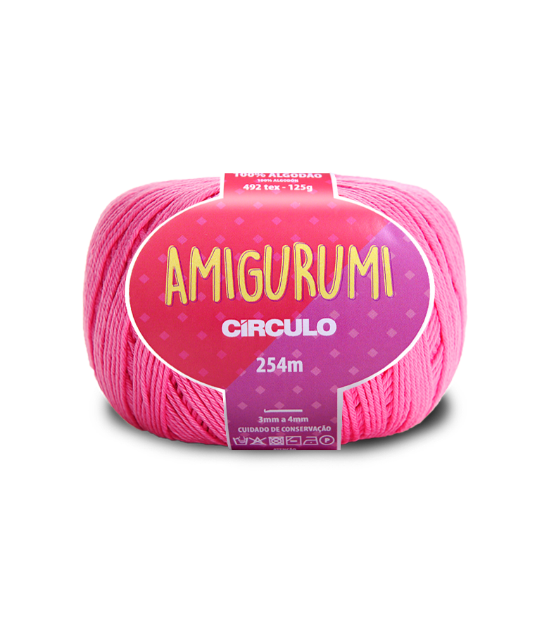 Circulo AMIGURUMI (EXP) 100% Cotton Yarn Pitaya Color (363162-3182)