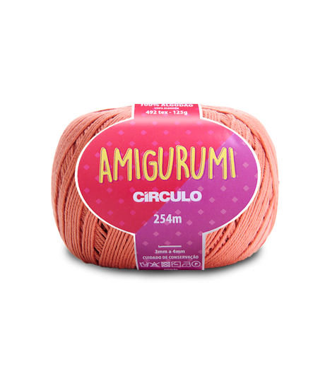 Circulo Amigurumi (EXP) 100% Cotton Yarn for Crochet and Knitting, 254m/125g