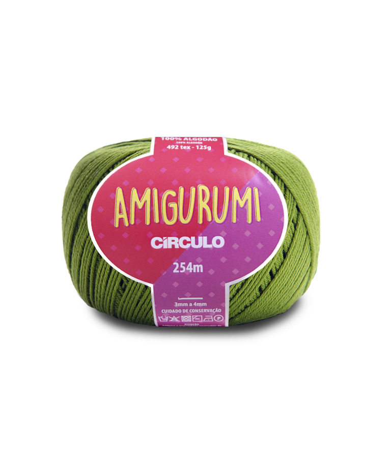 Circulo AMIGURUMI (EXP) 100% Cotton Yarn Greenery Color (363162-5203)