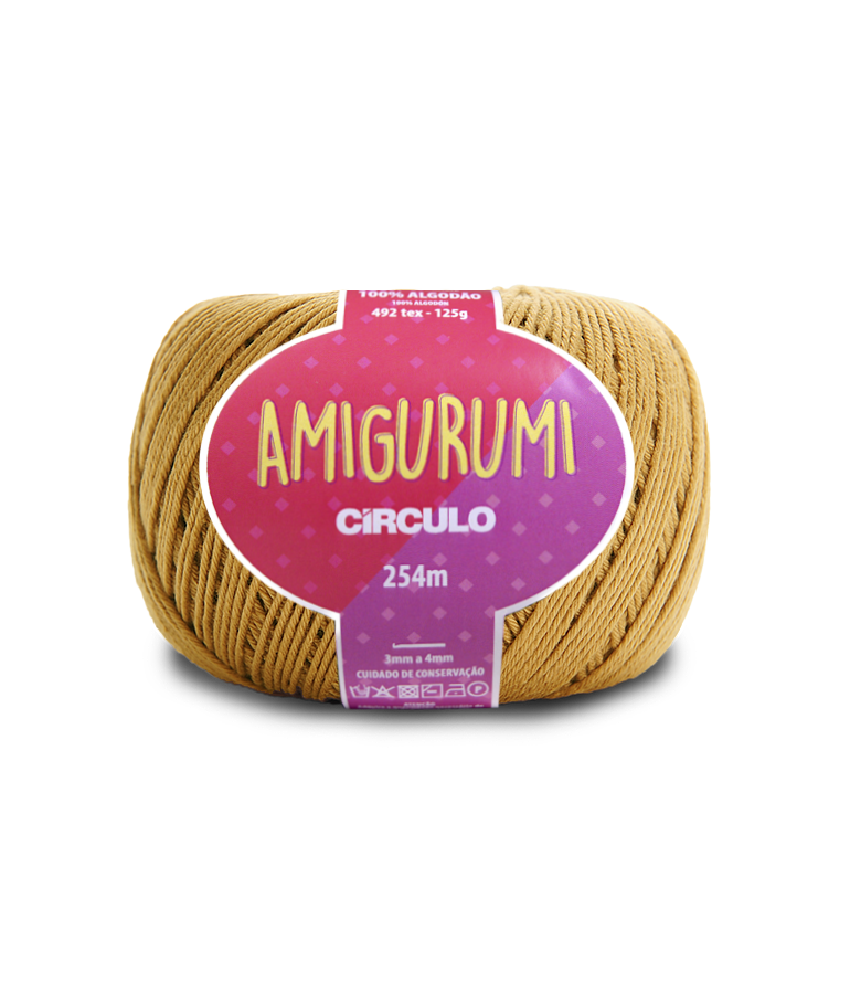 Circulo AMIGURUMI (EXP) 100% Cotton Yarn Mustard Color (363162-7030)