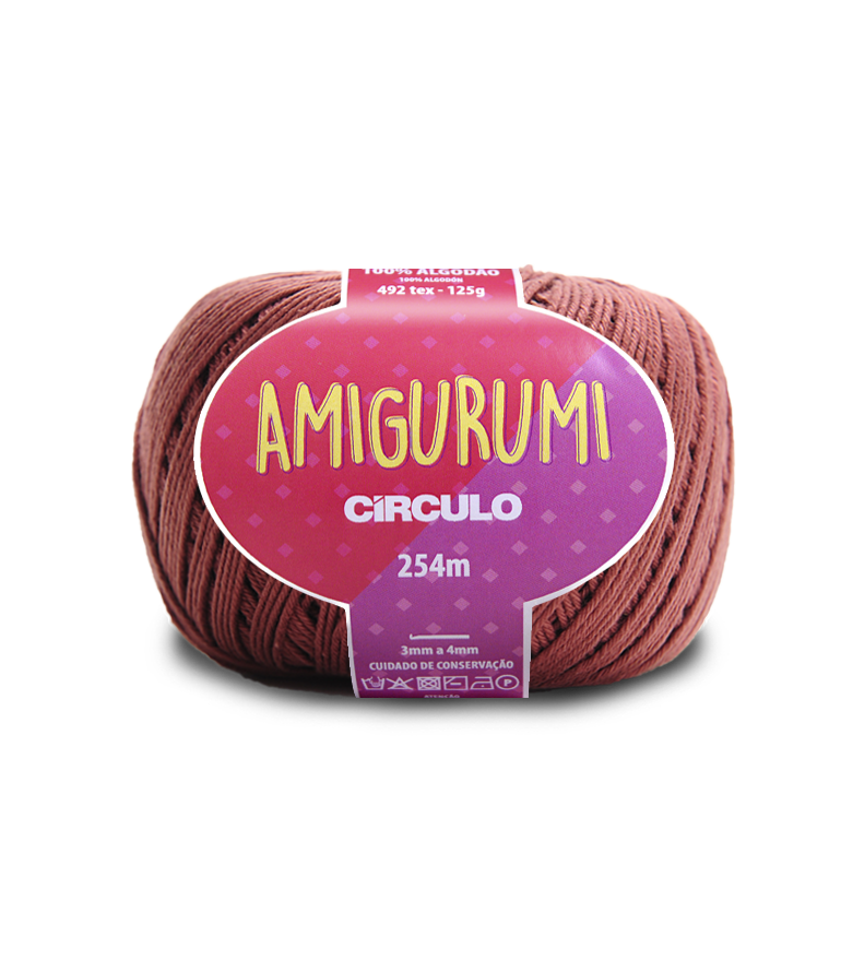 Circulo AMIGURUMI (EXP) 100% Cotton Yarn Cocoa Color (363162-7567)