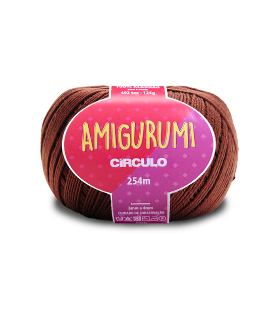 Circulo AMIGURUMI (EXP) 100% Cotton Yarn Brownie Color (363162-7569)