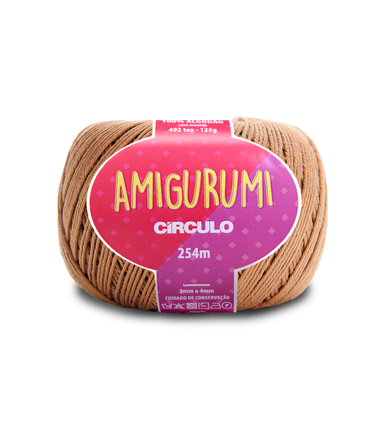 Circulo AMIGURUMI (EXP) 100% Cotton Yarn Chestnut Color (363162-7625)