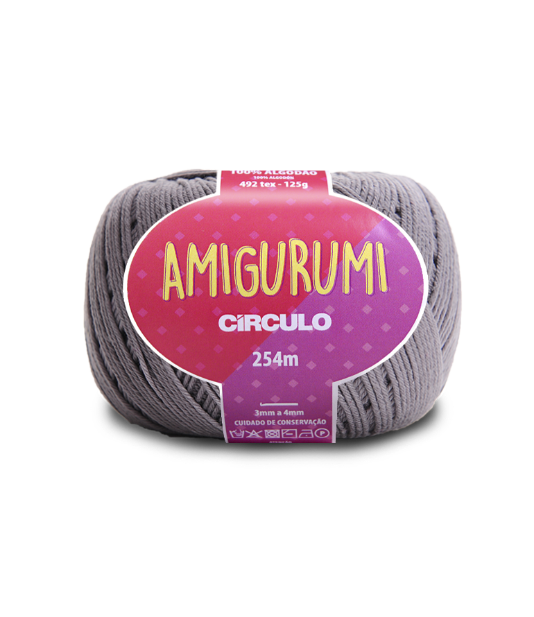 Circulo AMIGURUMI (EXP) 100% Cotton Yarn Steel Color (363162-8797)