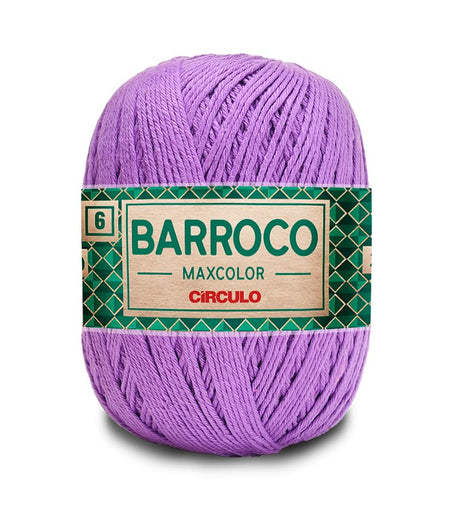 Circulo Barroco Maxcolor 4/6, 100 % Baumwolle, Garn zum Häkeln und Stricken, 226 m/200 g 