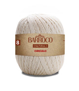 Circulo Barroco, natürliches Garn aus 100 % Baumwolle, 400 g 