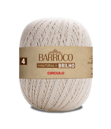 Circulo Barroco Natural Brilho Gold/Silver Yarn, 400g