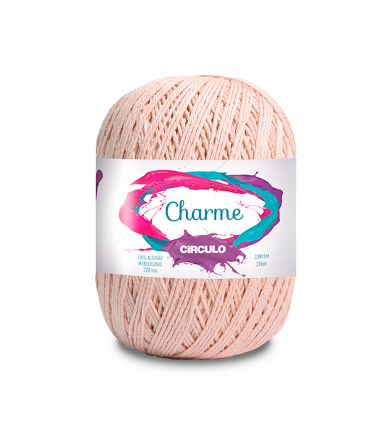 Circulo CHARME yarn 100% Cotton yarn 396m - 150g, Color Chantilly (306100-7563)