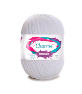 Filato Circulo CHARME Filato 100% cotone 396 m - 150 g, colore bianco (306100-8001)