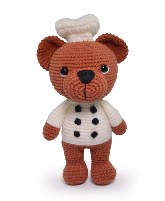 Amigurumi Kit Cuddly Teddy Collection, Chef Tobi 02 432890-02