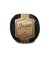 Circulo JEANS 100% Cotton yarn 132m - 100g, Color Black (387851-8738)