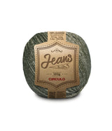 Circulo JEANS 100% Cotton yarn 132m - 100g, Color Military Green (387851-8751)