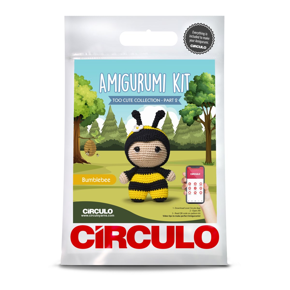 Amigurumi Too Cute 2 Collection Kit, Bee 01 430099-01