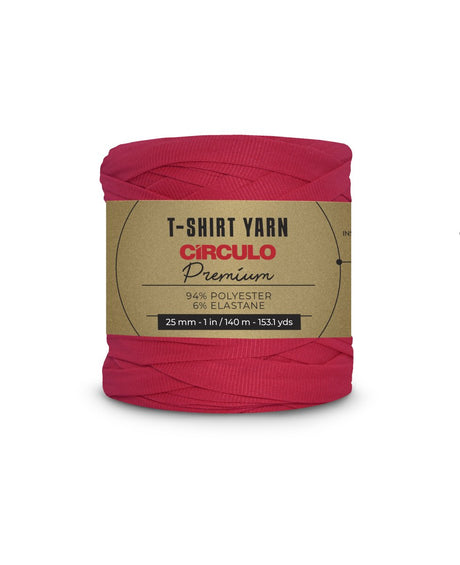 Circulo Premium T-shirt Yarn for Crocheting and Knitting, Bulk Yarn 140m/270g
