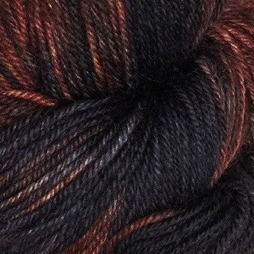 Symfonie Hand Dyed Yarns | VIVA 100% Superwash Merino | VR1010 Dark Chocolate (Variegated Color)