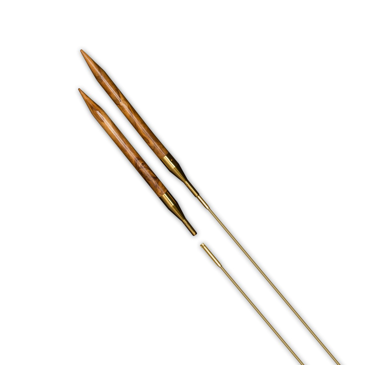 addiClick Nature Olive Wood Set - Premium Interchangeable Needle Kit - Leo Hobby Marketplace