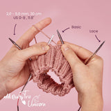 addiCraSyTrio Unicorn Long - 30 cm Elegant Sock & Hat Knitting Needles - Leo Hobby Marketplace