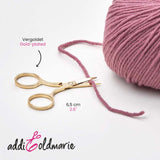 addiGoldmarie Handicraft Scissors - Compact Gold - Plated Craft Scissors - Leo Hobby Marketplace