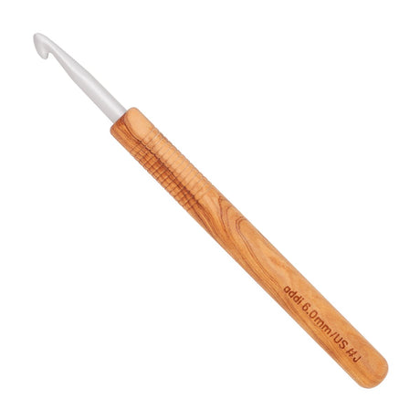 addiNature Olive Wood Wool Crochet Hook - Unique & Comfortable Grip - Leo Hobby Marketplace