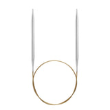 addiPremium Classic Circular Knitting Needles – Smooth Brass Tips, Gold Cable, Handcrafted in Germany - Leo Hobby Marketplace