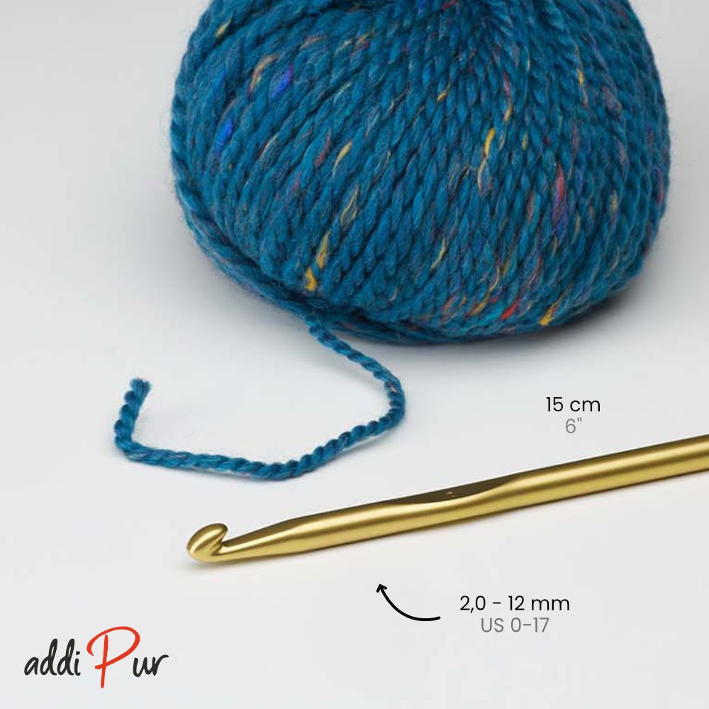 addiPur Wool Crochet Hook - Smooth & Beginner - Friendly Crochet Needle - Leo Hobby Marketplace