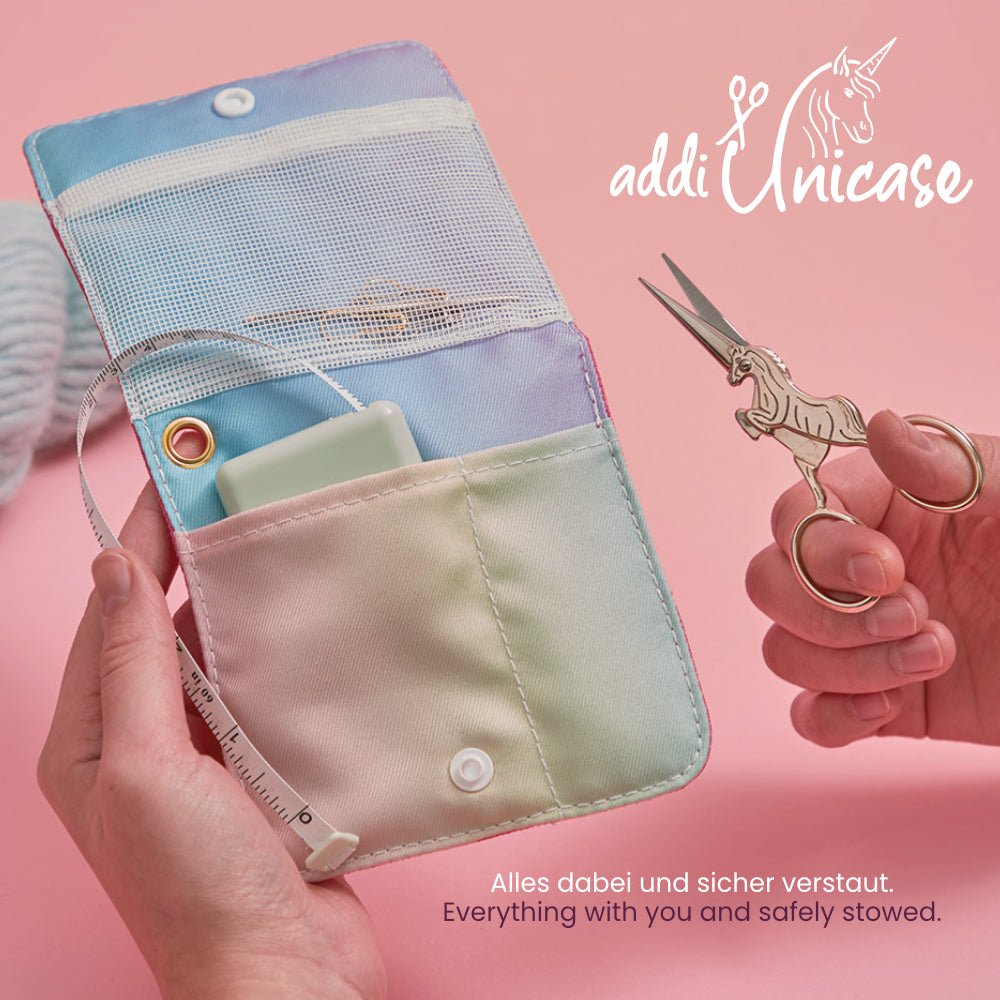 addiUnicase Accessory Case - Unicorn - Themed Knitting & Crochet Kit - Leo Hobby Marketplace