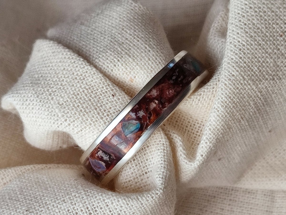 Bespoke memorial Rings - with Inlays - Leo Hobby Marketplace