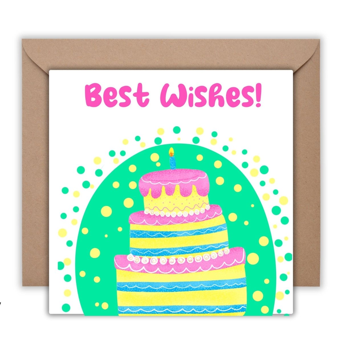 Best wishes Card, Bouquet of Wishes, Sending Positive Vibes, Positive Blessings, Happy Birthday Card - Leo Hobby Marketplace