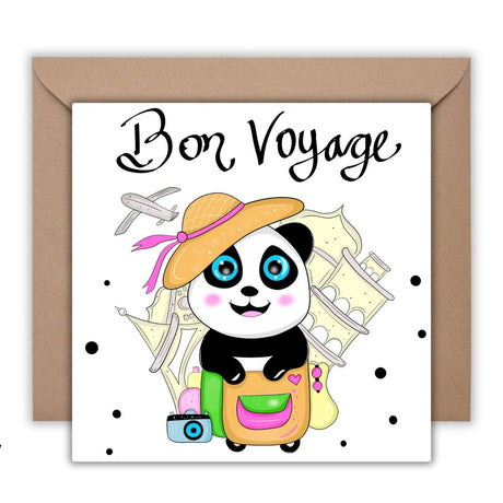 Bon Voyage Card, Personalized Travel Greeting Card, Signpost Travel Card, Happy Travels, Leaving Travelling Gap Year, New Adventure - Leo Hobby Marketplace