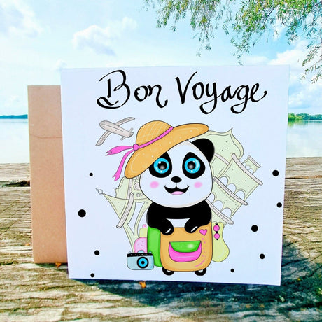 Bon Voyage Card, Personalized Travel Greeting Card, Signpost Travel Card, Happy Travels, Leaving Travelling Gap Year, New Adventure - Leo Hobby Marketplace