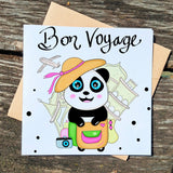 Bon Voyage Card, Personalized Travel Greeting Card, Signpost Travel Card, Happy Travels, Leaving Travelling Gap Year, New Adventure - Leo Hobby Marketplace