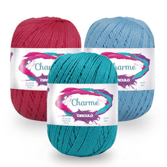 Filato Circulo CHARME 100% cotone per uncinetto e maglia, 396 m/150 g