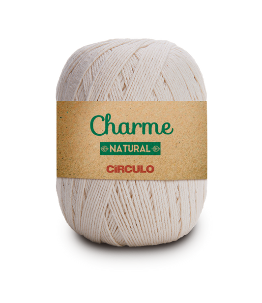 Circulo CHARME yarn 100% Cotton yarn 396m - 150g, Color Natural Cotton (306100-20)
