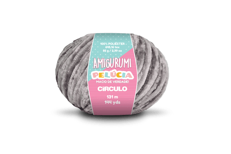 Circulo - Amigurumi Pelucia Yarn, Special Velvet Chenille Yarn for Crochet & Knitting, Amigurumi Plush Yarn for Amigurumi and Blanket, 85 g - 131 meters - Leo Hobby Marketplace