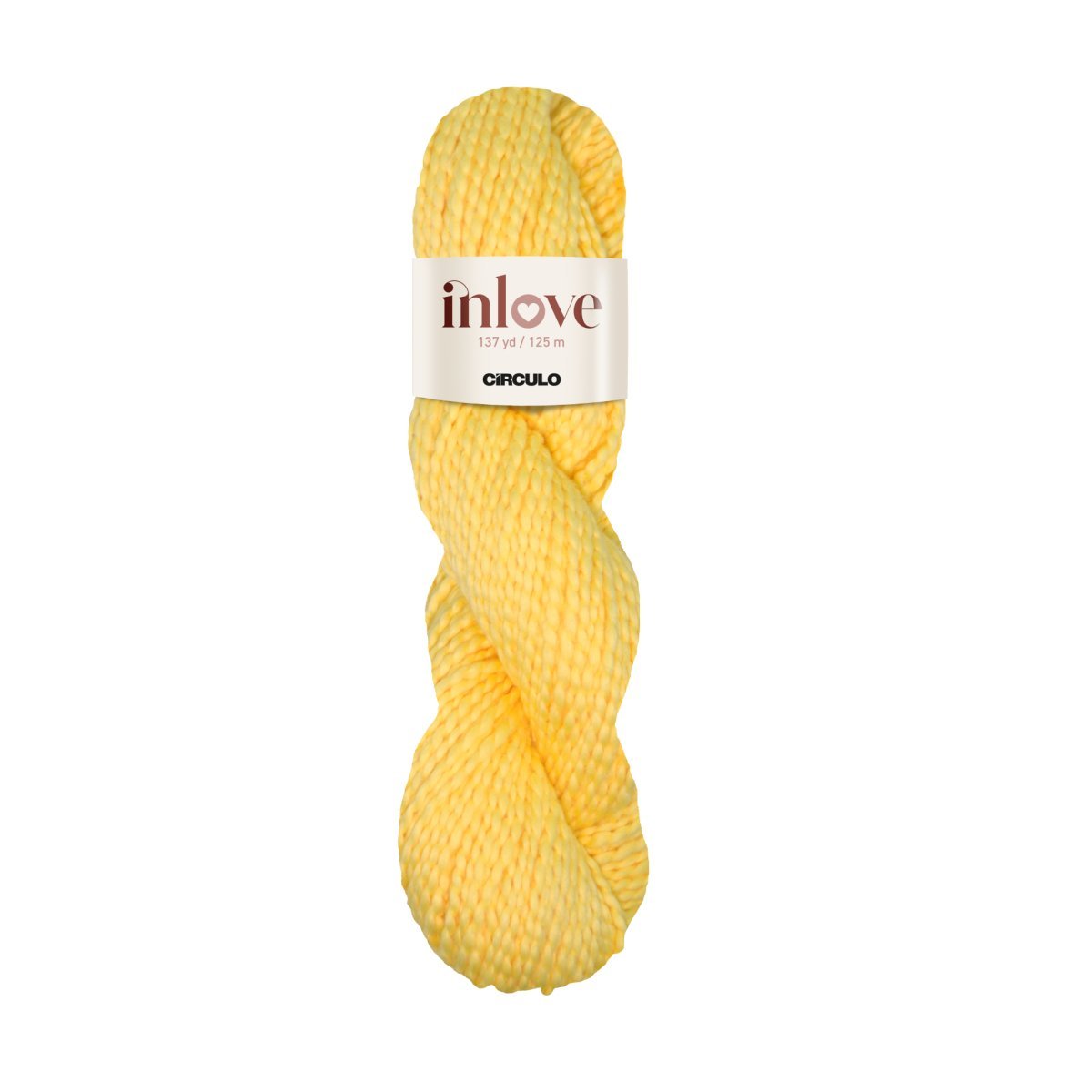 Circulo InLove Chunky Yarn - 100% Brazilian Cotton Baby Yarn for Crocheting & Knitting, 1 Hank (125m/100g) - Leo Hobby Marketplace